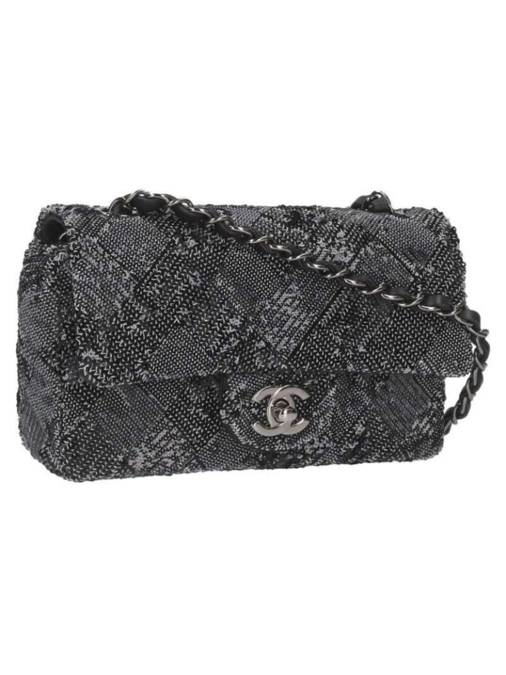 Chanel Sequined Chain Shoulder Bag